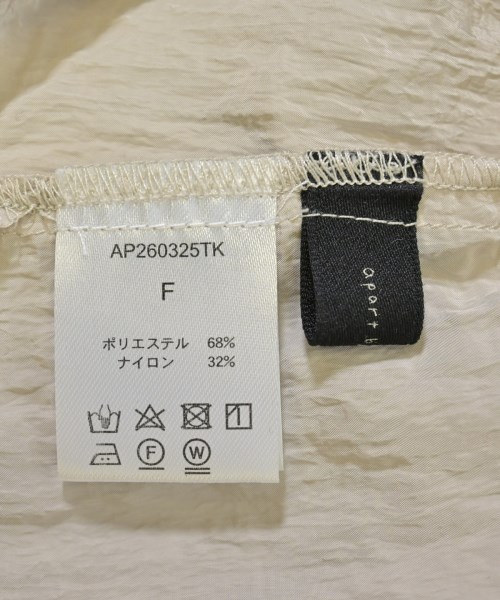 apart by lowrys（アパートバイローリーズ）ブラウス ベージュ サイズ:F レディース/2200676874044