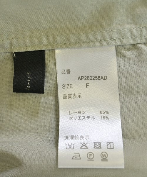 apart by lowrys（アパートバイローリーズ）シャツワンピース カーキ サイズ:F レディース/2200676874051