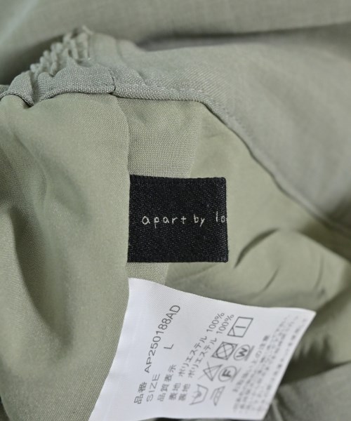 apart by lowrys（アパートバイローリーズ）スラックス カーキ サイズ:L レディース/2200698461130