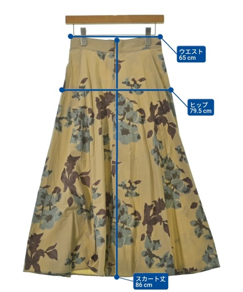 apart by lowrys（アパートバイローリーズ）ロング・マキシ丈スカート ベージュ サイズ:M レディース/2200650524064