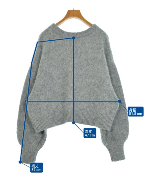 apart by lowrys（アパートバイローリーズ）カーディガン グレー サイズ:F レディース/2200655044017