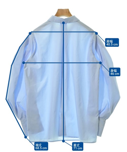 apart by lowrys（アパートバイローリーズ）カジュアルシャツ 青 サイズ:F レディース/2200658155031