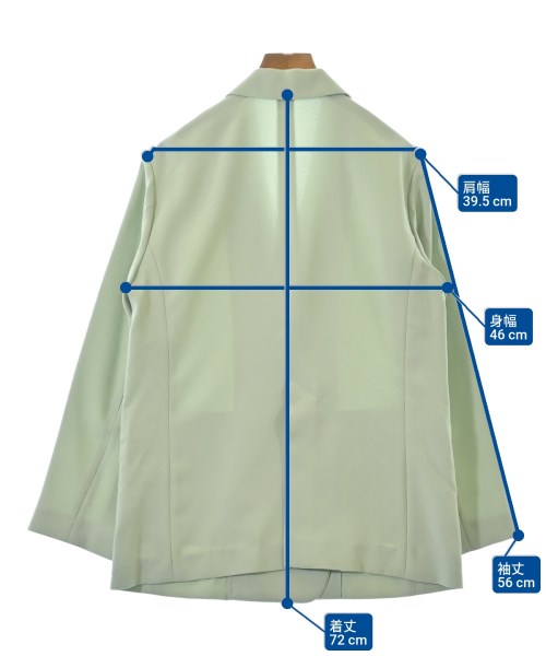 apart by lowrys（アパートバイローリーズ）テーラードジャケット 緑 サイズ:S レディース/2200659469014