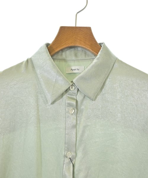 apart by lowrys（アパートバイローリーズ）カジュアルシャツ 緑 サイズ:F レディース/2200659469038
