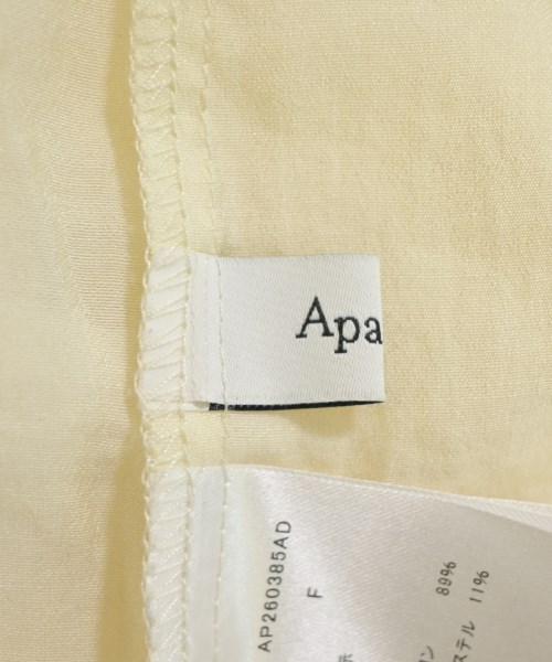 apart by lowrys（アパートバイローリーズ）カジュアルシャツ 黄 サイズ:F レディース/2200645732078