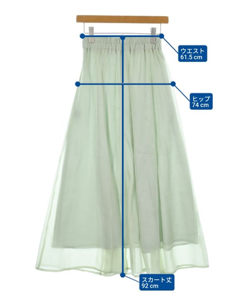 apart by lowrys（アパートバイローリーズ）ロング・マキシ丈スカート 緑 サイズ:F レディース/2200638754094