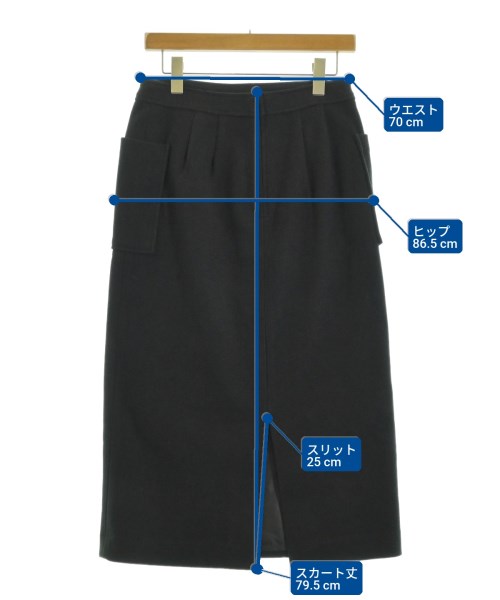 apart by lowrys（アパートバイローリーズ）ロング・マキシ丈スカート 黒 サイズ:L レディース/2200646429090