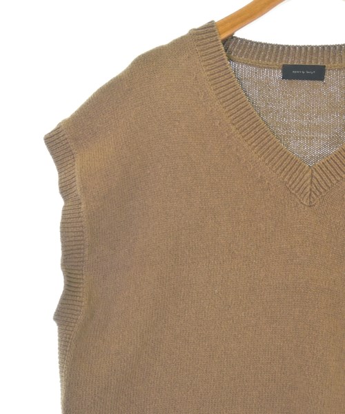 apart by lowrys（アパートバイローリーズ）ベスト 茶 サイズ:F レディース/2200643978027