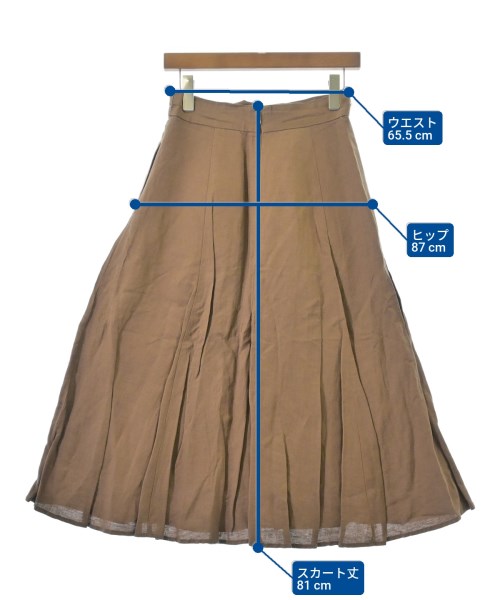 apart by lowrys（アパートバイローリーズ）ロング・マキシ丈スカート 茶 サイズ:M レディース/2200653187013