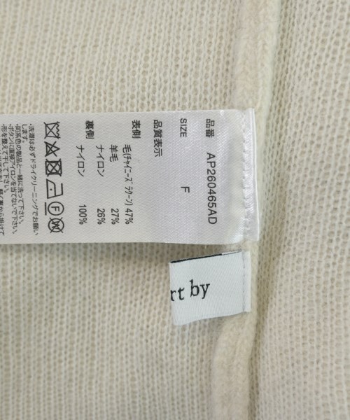 apart by lowrys（アパートバイローリーズ）ニット・セーター 白 サイズ:F レディース/2200649946112