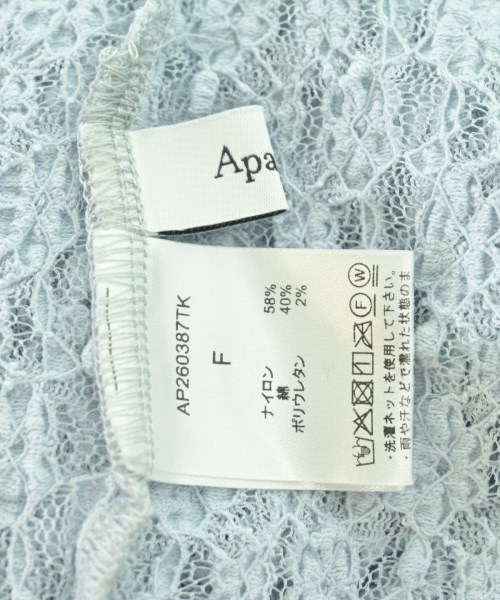 apart by lowrys（アパートバイローリーズ）Tシャツ・カットソー 青 サイズ:F レディース/2200706215106