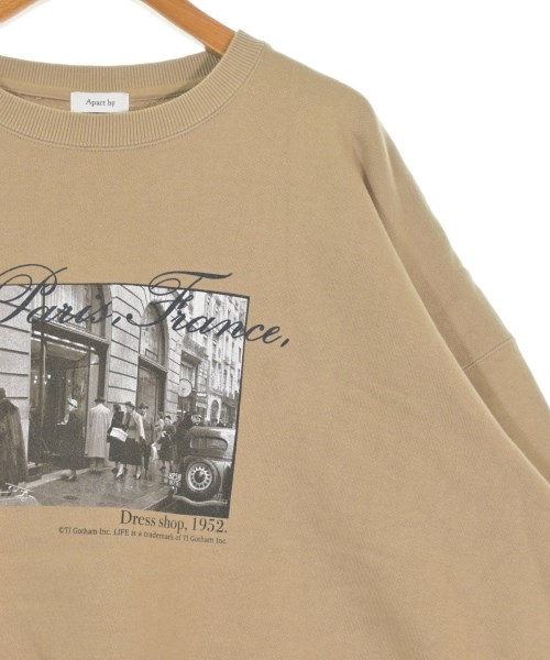 apart by lowrys（アパートバイローリーズ）スウェット ベージュ サイズ:F レディース/2200661025093
