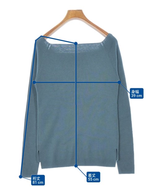 apart by lowrys（アパートバイローリーズ）ニット・セーター 紺 サイズ:M レディース/2200659431158