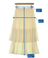 apart by lowrys（アパートバイローリーズ）ロング・マキシ丈スカート 白 サイズ:F レディース/2200662887027