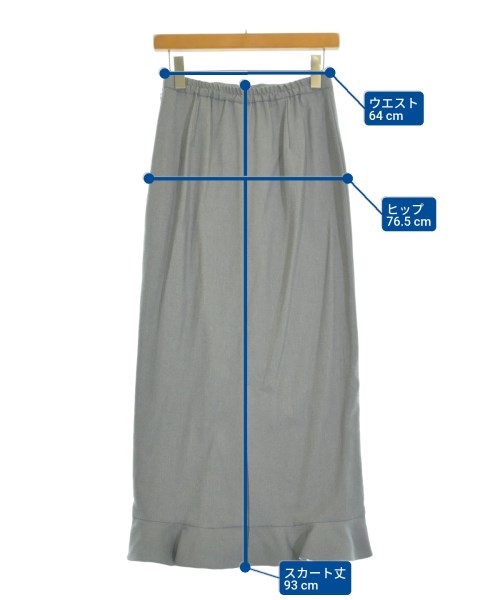 apart by lowrys（アパートバイローリーズ）ロング・マキシ丈スカート グレー サイズ:F レディース/2200661658116