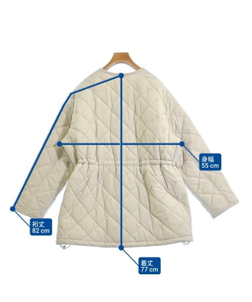 apart by lowrys（アパートバイローリーズ）ダウンジャケット/ダウンベスト 白 サイズ:F レディース/2200669447231