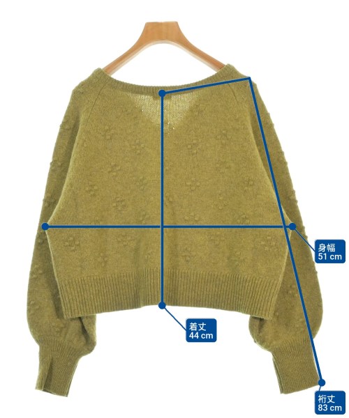 apart by lowrys（アパートバイローリーズ）ニット・セーター 緑 サイズ:F レディース/2200671505011