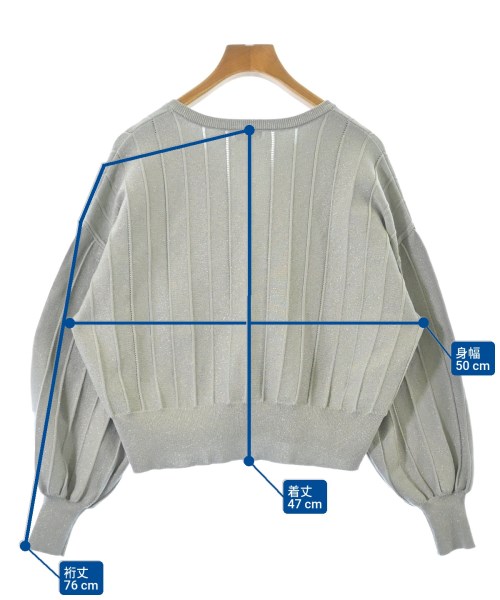 apart by lowrys（アパートバイローリーズ）カーディガン グレー サイズ:F レディース/2200668143028