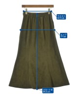 apart by lowrys（アパートバイローリーズ）ロング・マキシ丈スカート カーキ サイズ:F レディース/2200724448067