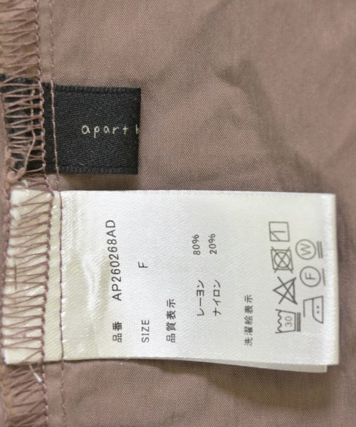 apart by lowrys（アパートバイローリーズ）ブラウス 茶 サイズ:F レディース/2200669527018