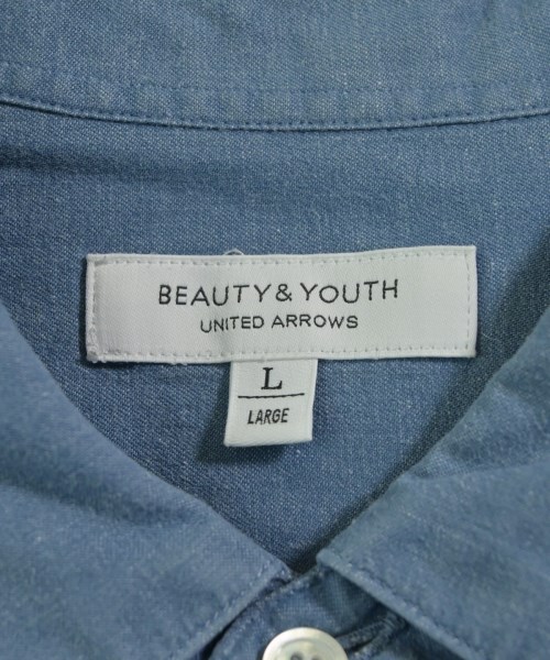 BEAUTY&YOUTH UNITED ARROWS（ビューティーアンドユースユナイテッドアローズ）カジュアルシャツ 青 サイズ:L メンズ/2200556846048