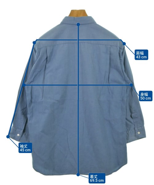 BEAUTY&YOUTH UNITED ARROWS（ビューティーアンドユースユナイテッドアローズ）カジュアルシャツ 青 サイズ:L メンズ/2200556846048