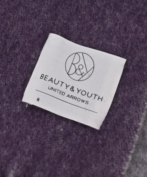 BEAUTY&YOUTH UNITED ARROWS（ビューティーアンドユースユナイテッドアローズ）マフラー 紫 サイズ:- メンズ/2200617624226