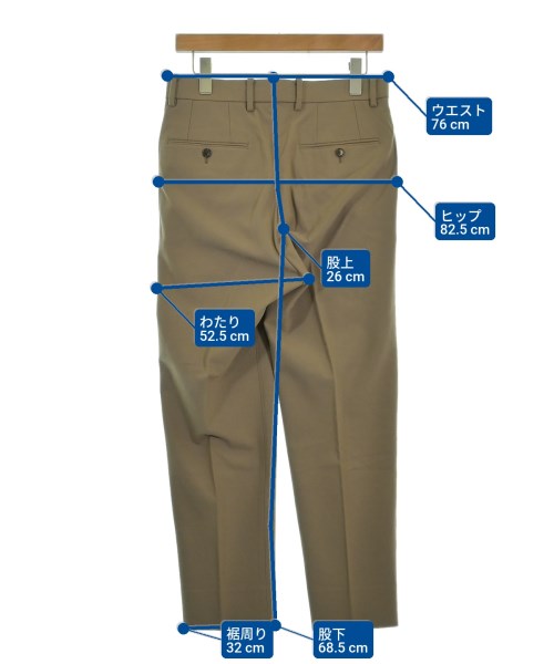 BEAUTY&YOUTH UNITED ARROWS（ビューティーアンドユースユナイテッドアローズ）スラックス ベージュ サイズ:S メンズ/2200623323229