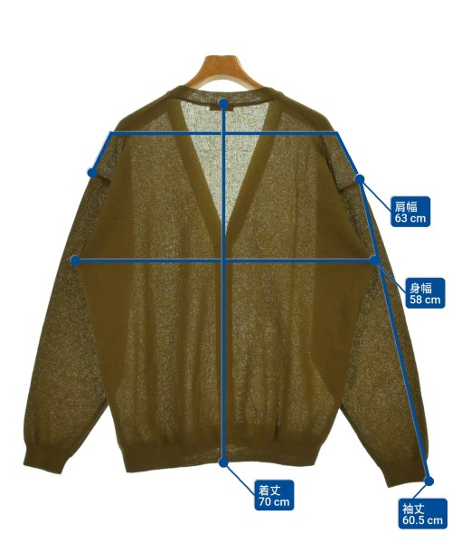 BEAUTY&YOUTH UNITED ARROWS（ビューティーアンドユースユナイテッドアローズ）カーディガン カーキ サイズ:L メンズ/2200610964794