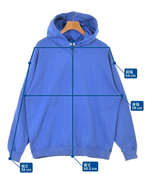 BEAUTY&YOUTH UNITED ARROWS（ビューティーアンドユースユナイテッドアローズ）パーカー 青 サイズ:XL メンズ/2200641548048