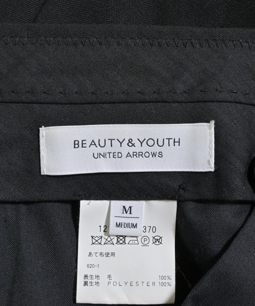BEAUTY&YOUTH UNITED ARROWS（ビューティーアンドユースユナイテッドアローズ）スラックス 黒 サイズ:M メンズ/2200644698047