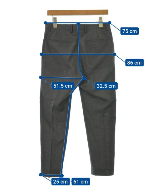 BEAUTY&YOUTH UNITED ARROWS（ビューティーアンドユースユナイテッドアローズ）スラックス グレー サイズ:S メンズ/2200529111197