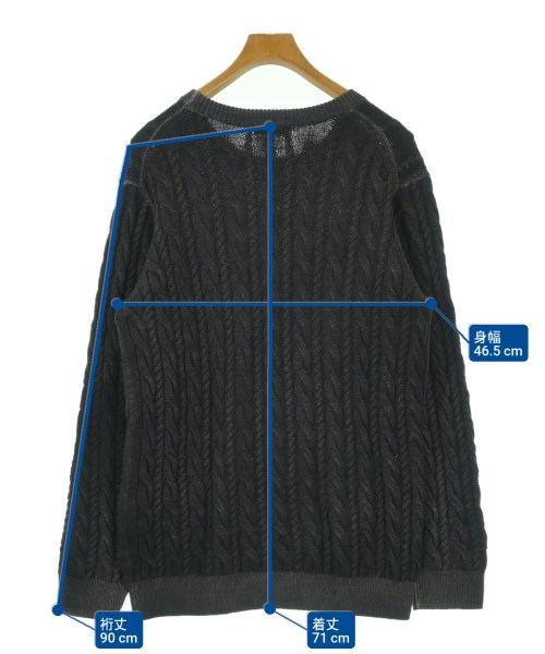 BEAUTY&YOUTH UNITED ARROWS（ビューティーアンドユースユナイテッドアローズ）ニット・セーター グレー サイズ:L メンズ/2200626638047