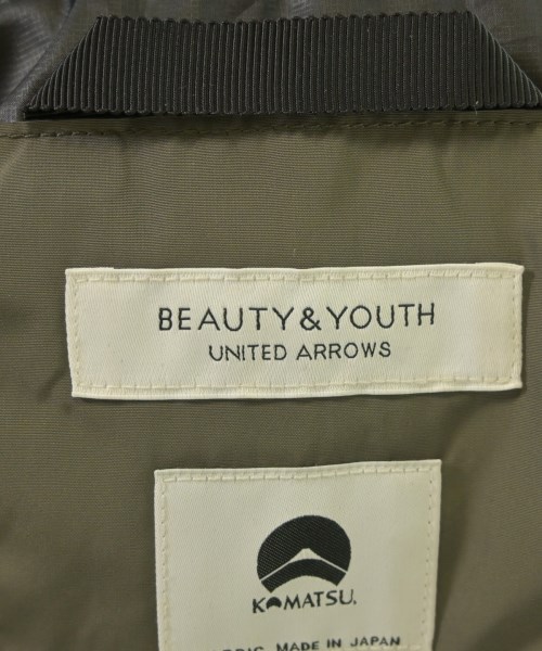 BEAUTY&YOUTH UNITED ARROWS（ビューティーアンドユースユナイテッドアローズ）ダウンジャケット/ダウンベスト カーキ サイズ:L メンズ/2200626995041