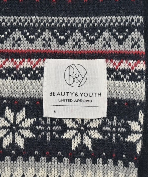 BEAUTY&YOUTH UNITED ARROWS（ビューティーアンドユースユナイテッドアローズ）マフラー 紺 サイズ:- メンズ/2200631405023