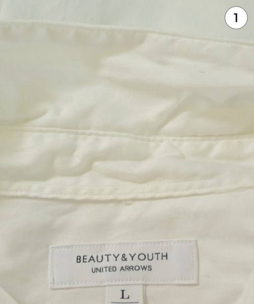 BEAUTY&YOUTH UNITED ARROWS（ビューティーアンドユースユナイテッドアローズ）カジュアルシャツ 白 サイズ:L メンズ/2200614362046