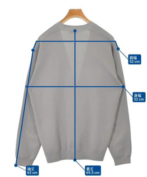 BEAUTY&YOUTH UNITED ARROWS（ビューティーアンドユースユナイテッドアローズ）カーディガン グレー サイズ:XL メンズ/2200605729056