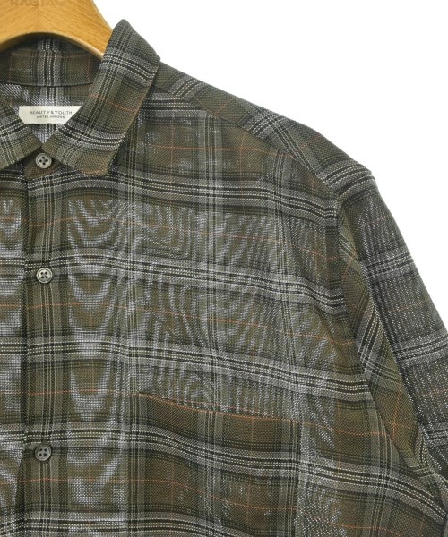 BEAUTY&YOUTH UNITED ARROWS（ビューティーアンドユースユナイテッドアローズ）カジュアルシャツ カーキ サイズ:M メンズ/2200614361018