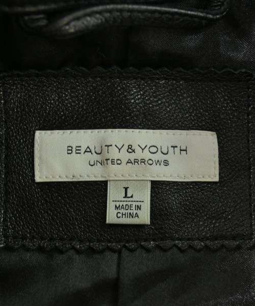BEAUTY&YOUTH UNITED ARROWS（ビューティーアンドユースユナイテッドアローズ）ライダース 黒 サイズ:L メンズ/2200617808015