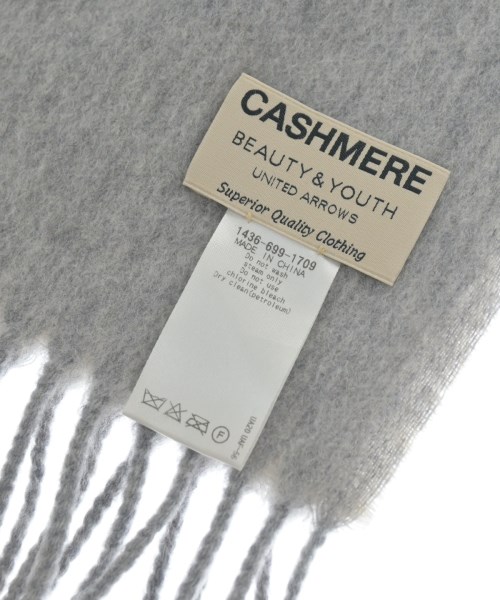 BEAUTY&YOUTH UNITED ARROWS（ビューティーアンドユースユナイテッドアローズ）マフラー グレー サイズ:- メンズ/2200617808077