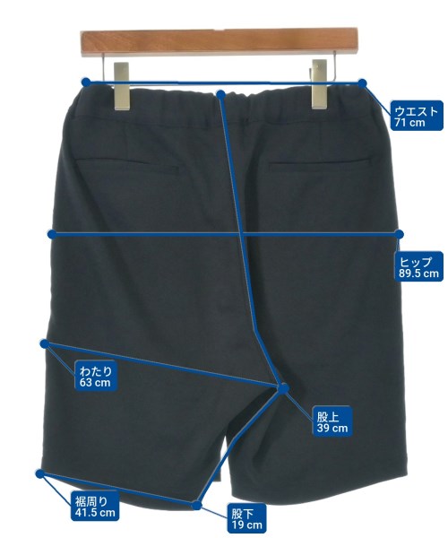 BEAUTY&YOUTH UNITED ARROWS（ビューティーアンドユースユナイテッドアローズ）ショートパンツ 黒 サイズ:L メンズ/2200613466097