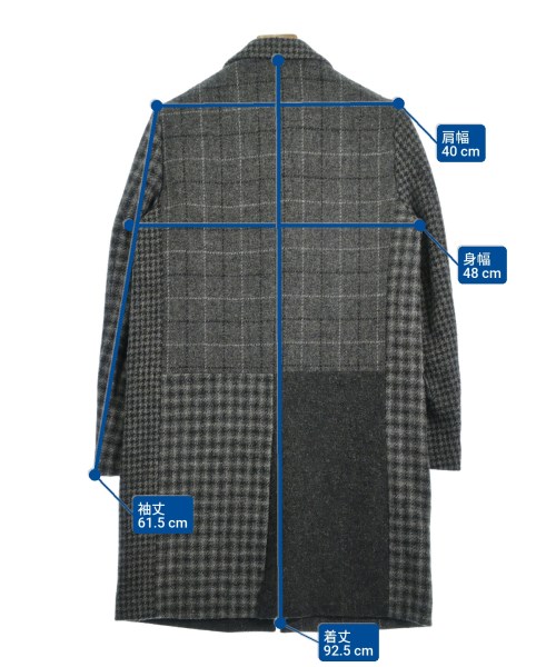 BEAUTY&YOUTH UNITED ARROWS（ビューティーアンドユースユナイテッドアローズ）チェスターコート グレー サイズ:S メンズ/2200618409044