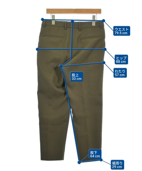 BEAUTY&YOUTH UNITED ARROWS（ビューティーアンドユースユナイテッドアローズ）スラックス カーキ サイズ:M メンズ/2200618766024