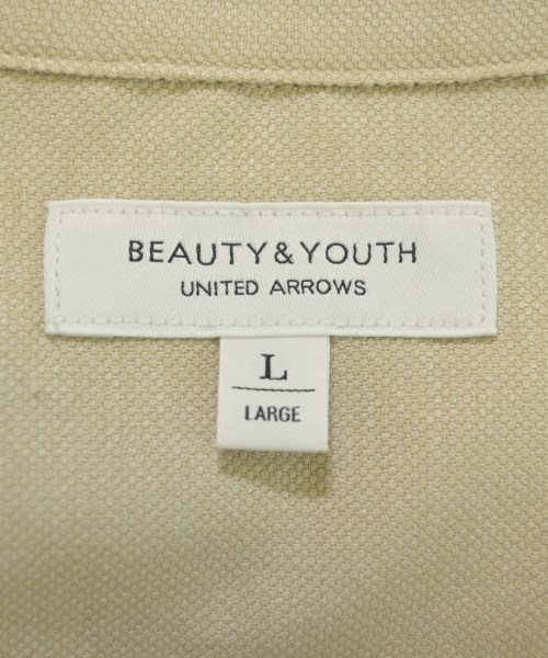 BEAUTY&YOUTH UNITED ARROWS（ビューティーアンドユースユナイテッドアローズ）カジュアルシャツ ベージュ サイズ:L メンズ/2200611508027