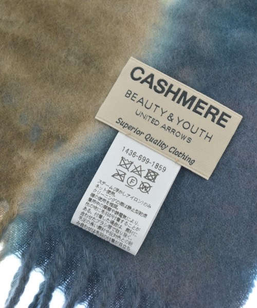 BEAUTY&YOUTH UNITED ARROWS（ビューティーアンドユースユナイテッドアローズ）マフラー 青 サイズ:- メンズ/2200619388331