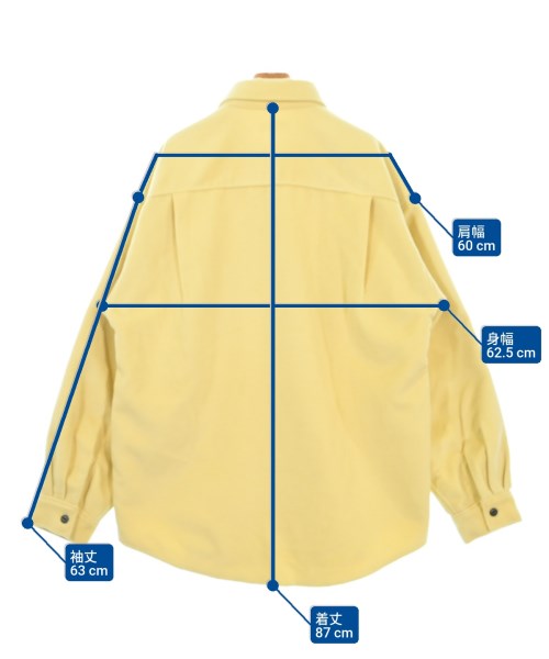 BEAUTY&YOUTH UNITED ARROWS（ビューティーアンドユースユナイテッドアローズ）カジュアルシャツ 黄 サイズ:L メンズ/2200619658045