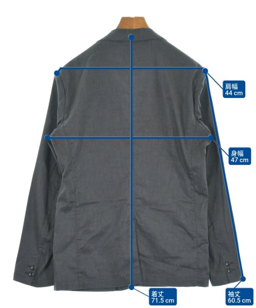 BEAUTY&YOUTH UNITED ARROWS（ビューティーアンドユースユナイテッドアローズ）テーラードジャケット グレー サイズ:L メンズ/2200619031114