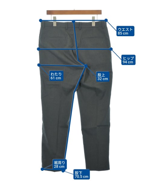 BEAUTY&YOUTH UNITED ARROWS（ビューティーアンドユースユナイテッドアローズ）スラックス グレー サイズ:XL メンズ/2200619031220