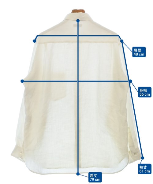 BEAUTY&YOUTH UNITED ARROWS（ビューティーアンドユースユナイテッドアローズ）カジュアルシャツ 白 サイズ:L メンズ/2200620099028