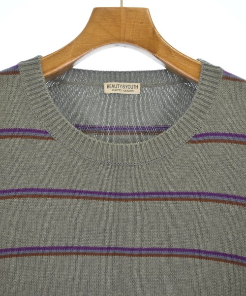 BEAUTY&YOUTH UNITED ARROWS（ビューティーアンドユースユナイテッドアローズ）ニット・セーター グレー サイズ:M メンズ/2200601252084